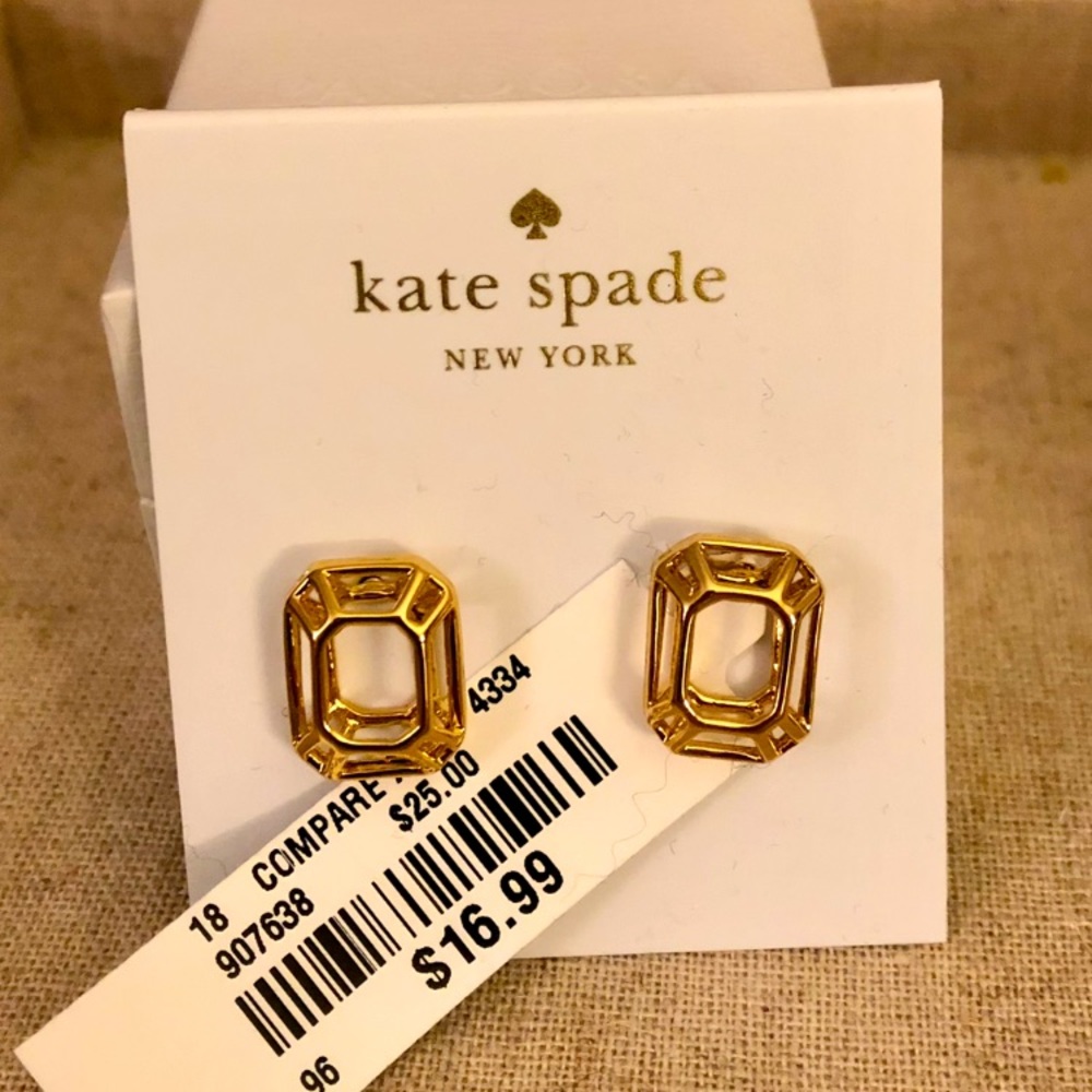 NWT Kate Spade Freeze Framed Earings